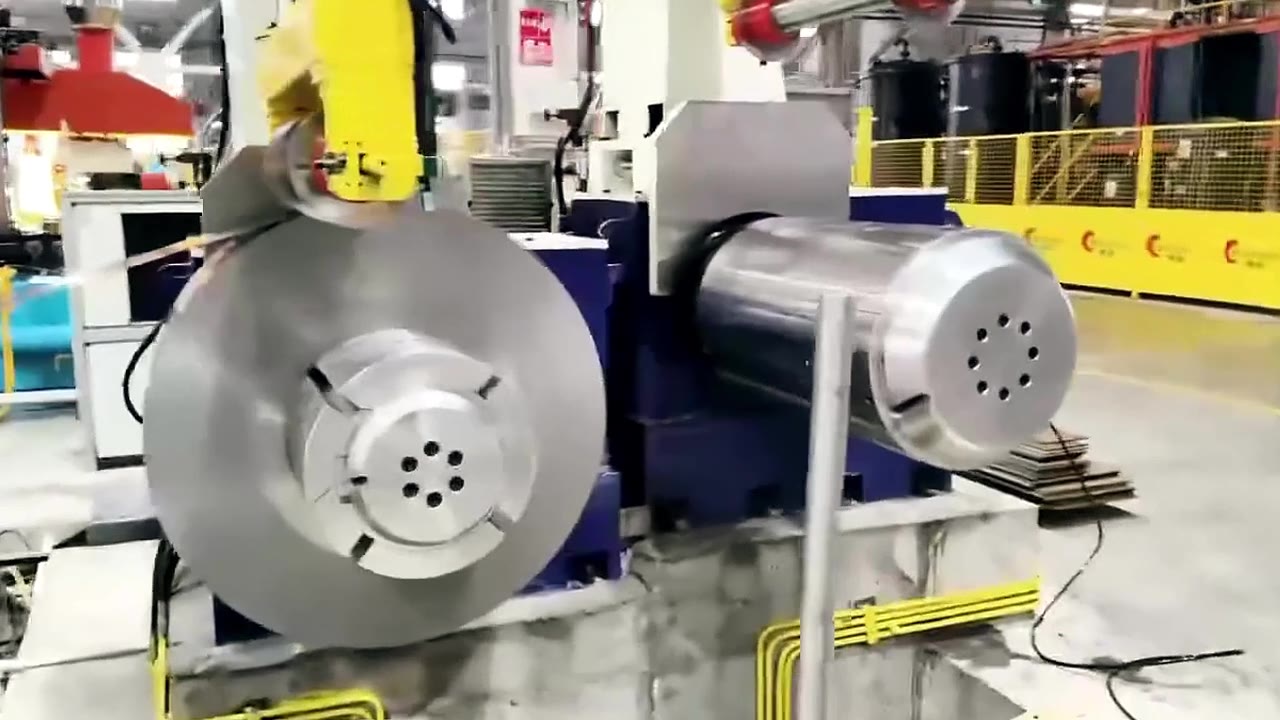 Slit coils on the recoiler