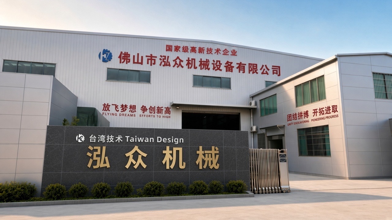 Hongzhong Machinery factory in Foshan